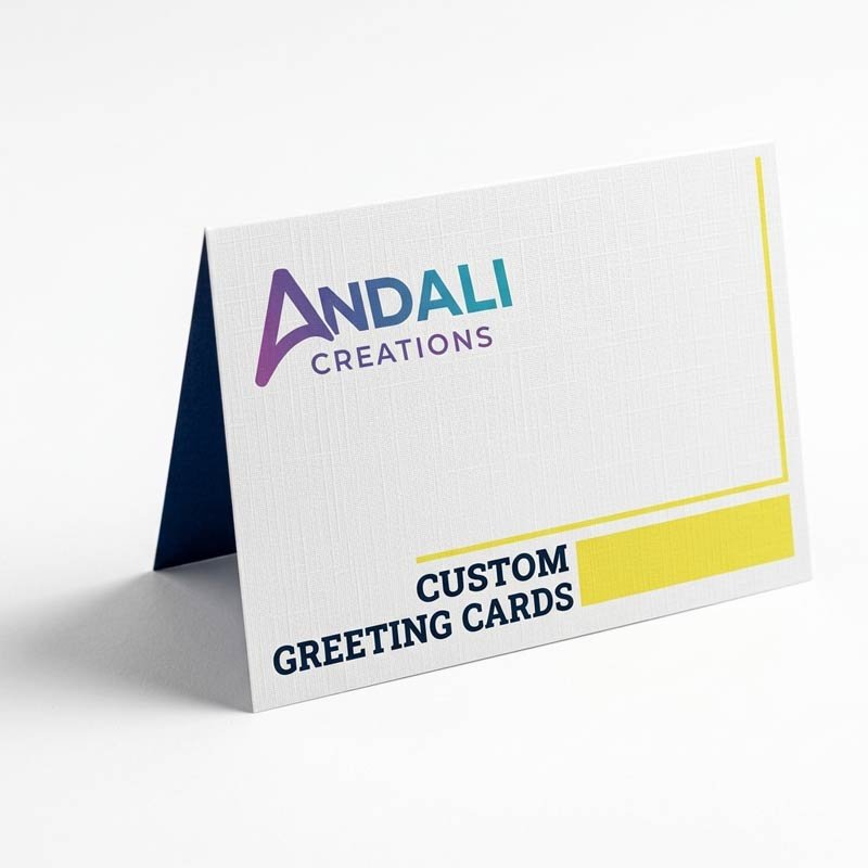 Tarjetas de Felicitación Plegadas Personalizadas