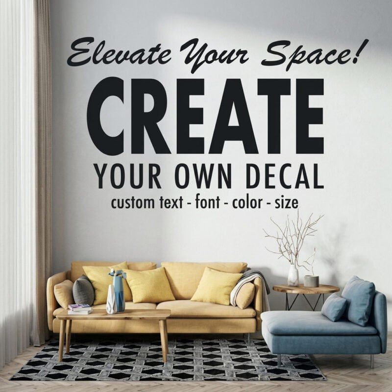 Calcomanías de Pared Personalizadas